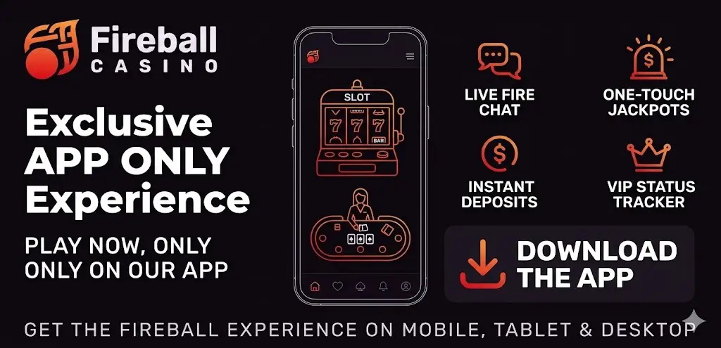 Fireball Casino mobilalkalmazás magyar felülete
